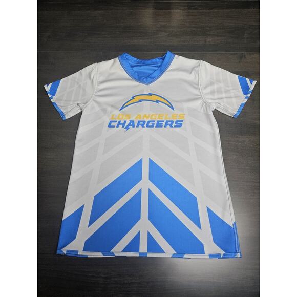Los Angeles Chargers NFL Flag Football Boys Youth Reversible Jersey Large - Picture 3 of 7